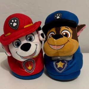 Paw Patrol Plush Set - Red and Blue